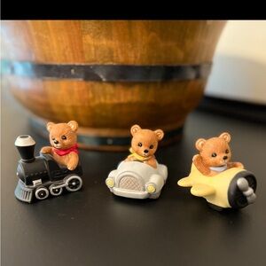 Home Interiors Transportation Bears set 1463